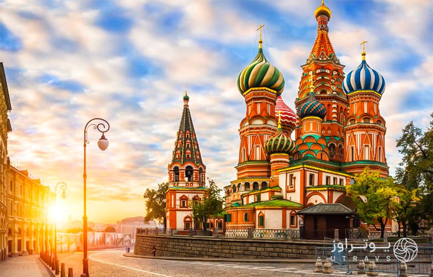travel to Moscow city of colorful churches